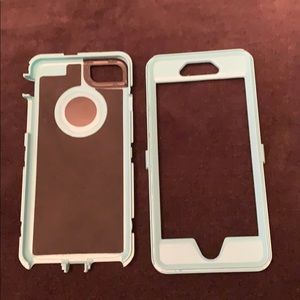 Life proof iPhone8 & alpha glass screen protector.